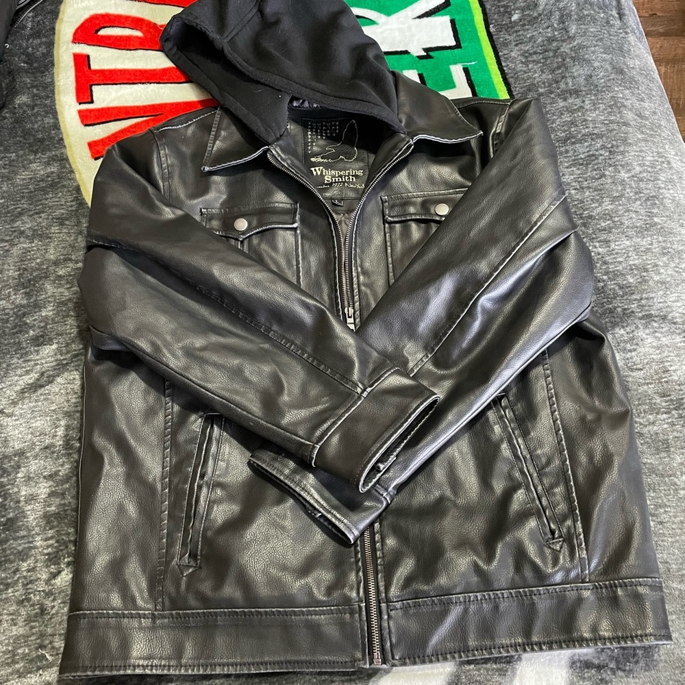 Whispering Smith Leatherlike Zip Up
